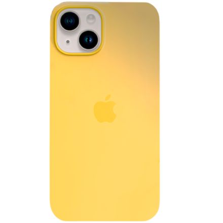 Чехол BINGO Силиконовый с MagSafe для iPhone 15, Желтый