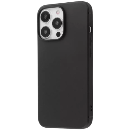 Чехол WXD Силикон 0.5 mm для iPhone 13 Pro, Black Matte
