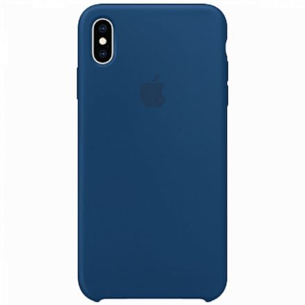 Чехол EXPERTS SILICONE CASE  для iPhone X/Xs, Синее море