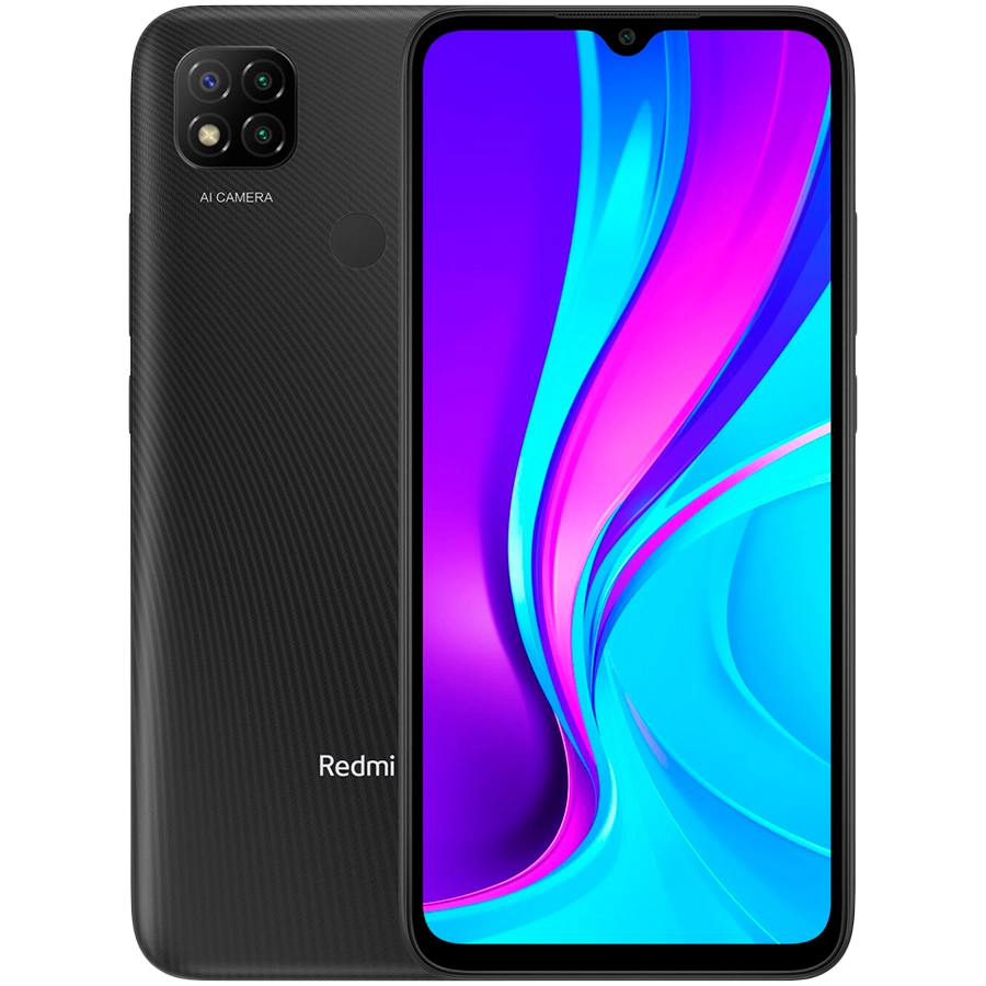 Мобильный телефон (смартфон) XIAOMI REDMI 9C 2GB/32GB without NFC Midnight  Gray EU