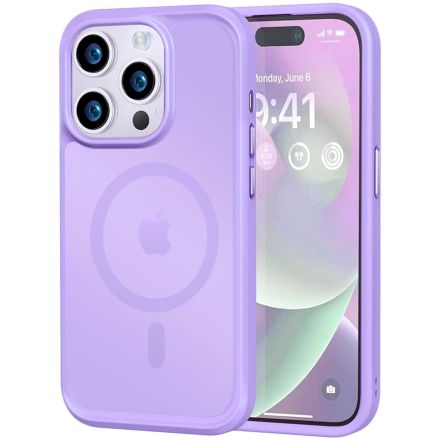 Case OTHER BRANDS Holder Magsafe Case with MagSafe for iPhone 14 Pro, Light Purple