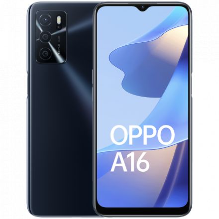 Oppo A16 32 ГБ Crystal Black