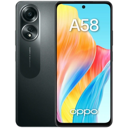 Oppo A58 128 ГБ Glowing Black