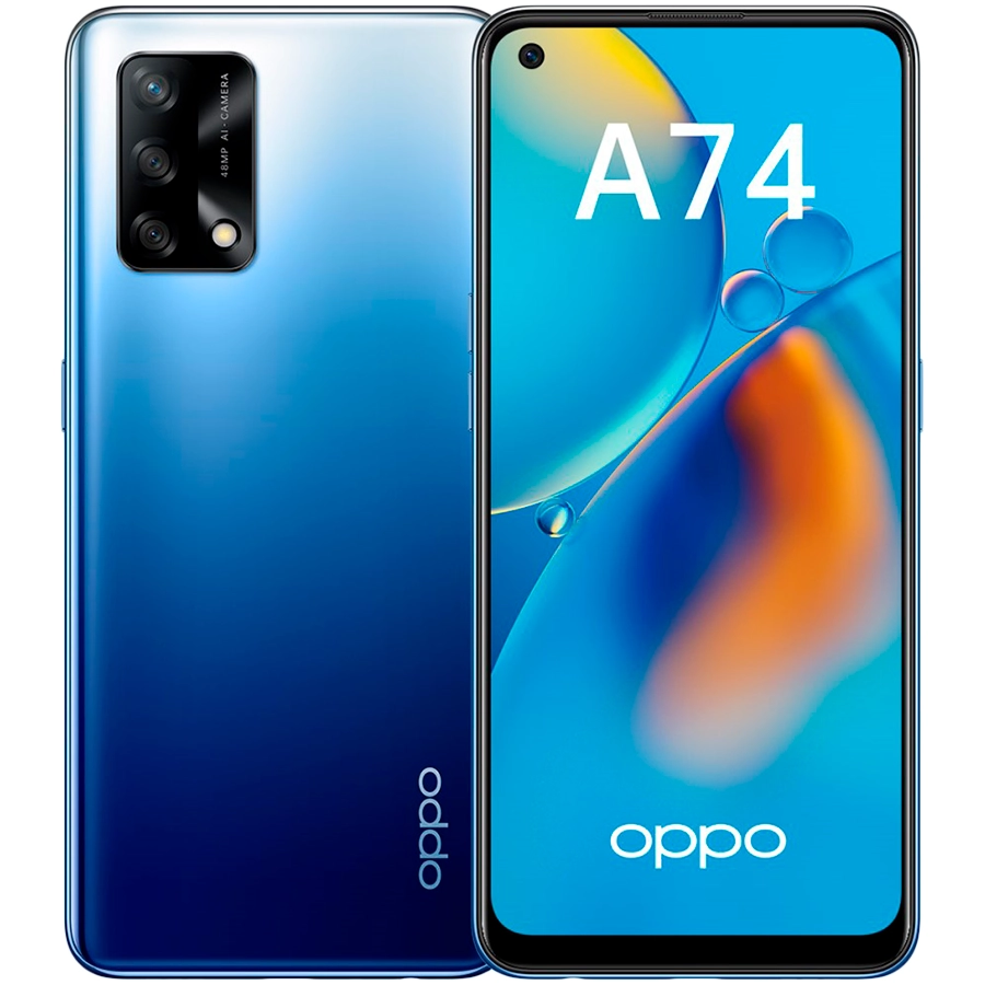 Купить Oppo A74 128 ГБ Синий