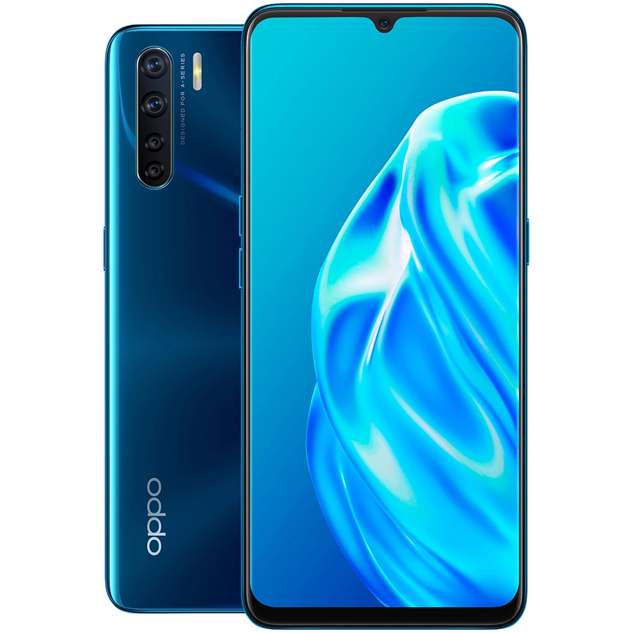 Oppo A91 128 ГБ Blazing Blue б/у купить в Минске с доставкой по Беларуси,  выгодные цены на Смартфоны в интернет магазине б/у техники Breezy