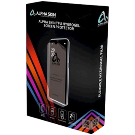 Safety Glass ALPHA SKIN IPHONE HYDROGEL MATTE for iPhone, Matt Type, Clear