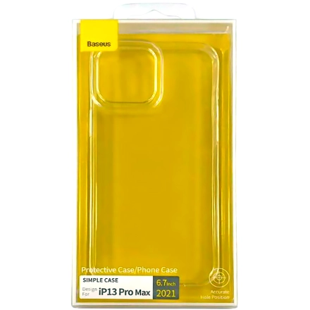 Чехол BASEUS Simple Case для iPhone 13 Pro Max, Прозрачный