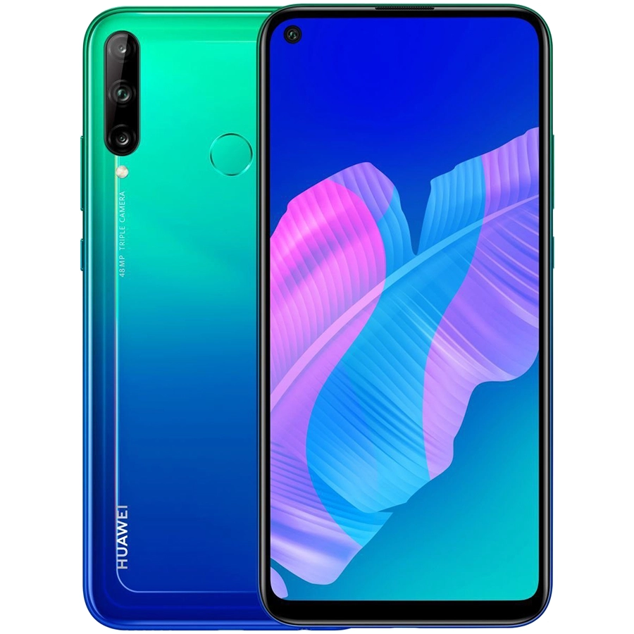 Huawei P40 Lite E 64 ГБ Aurora Blue б/у