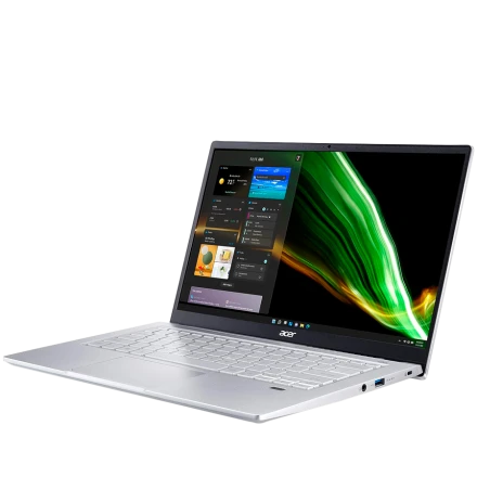 ACER, 14" 1920x1080, AMD Ryzen 5 5500U, 8 ГБ, 512 ГБ, AMD Radeon, Серебристый