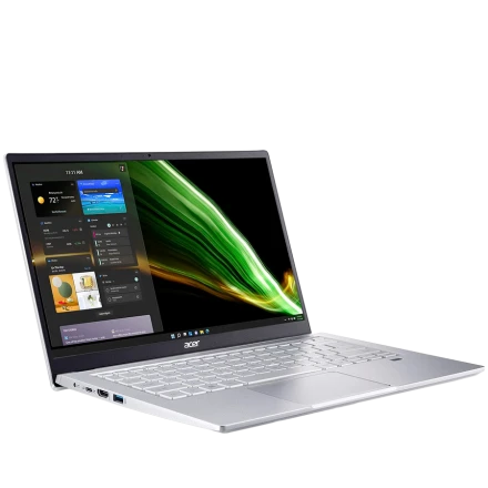 ACER, 14" 1920x1080, AMD Ryzen 5 5500U, 8 ГБ, 512 ГБ, AMD Radeon, Серебристый