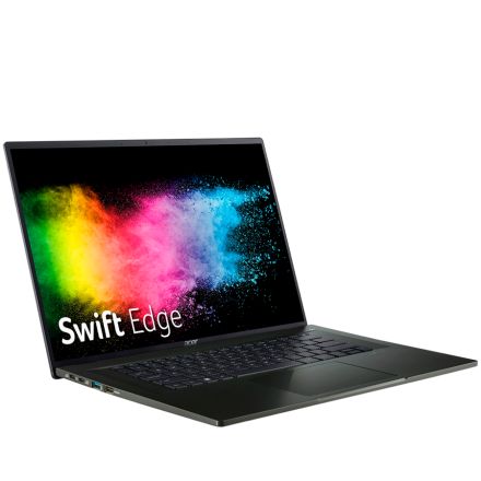 ACER Swift Edge, 16", AMD Ryzen 7 7000 Series, 16 ГБ, Чёрный / 1ТБ SSD