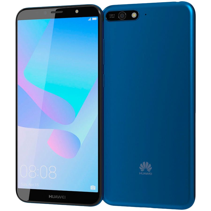 Мобільний телефон Huawei Y6 2018 16 GB Blue Б\В