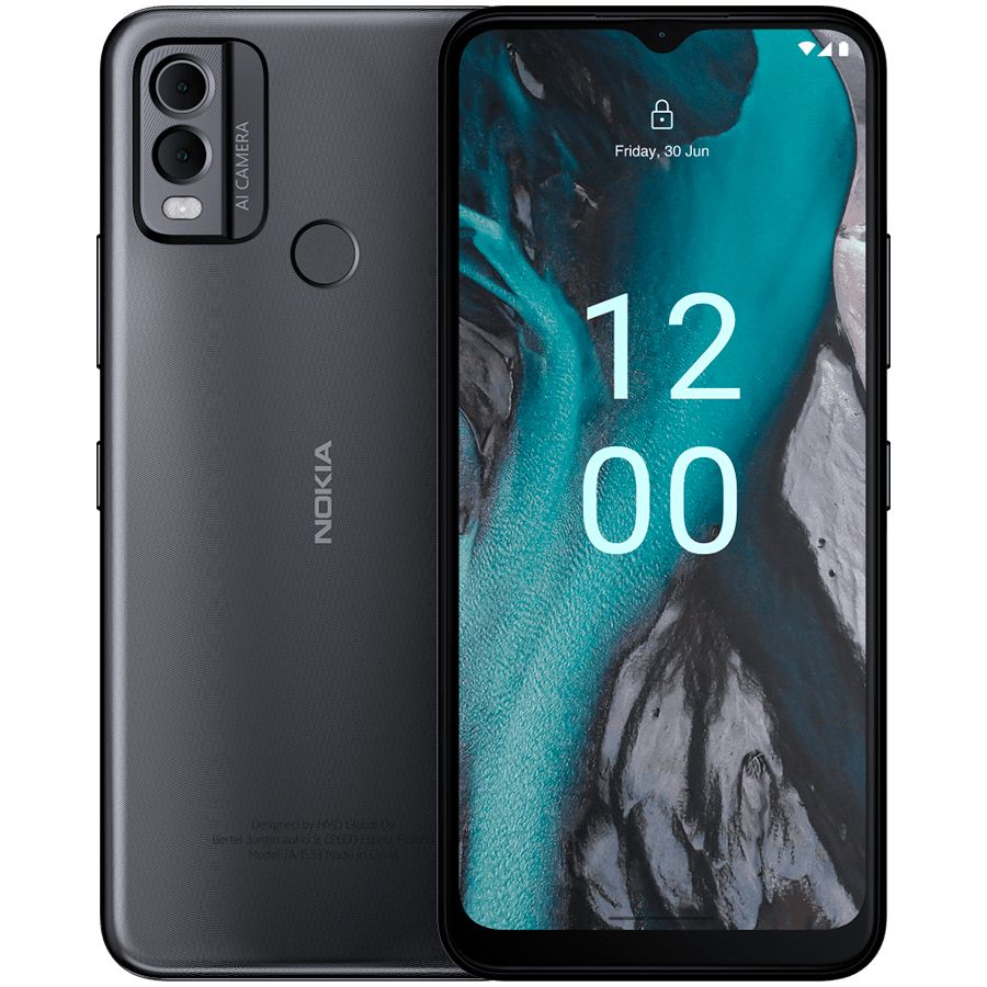 Мобільний телефон Nokia C22 3/64Gb Charcoal (TA-1533) Б\В