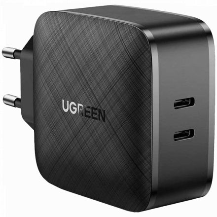 Адаптер переменного тока UGREEN 2*USB-C, 66 Вт