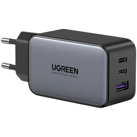 Power Adapter UGREEN 3*USB/USB-C 2*USB Type-C, 4-pin USB (type A), 65 W
