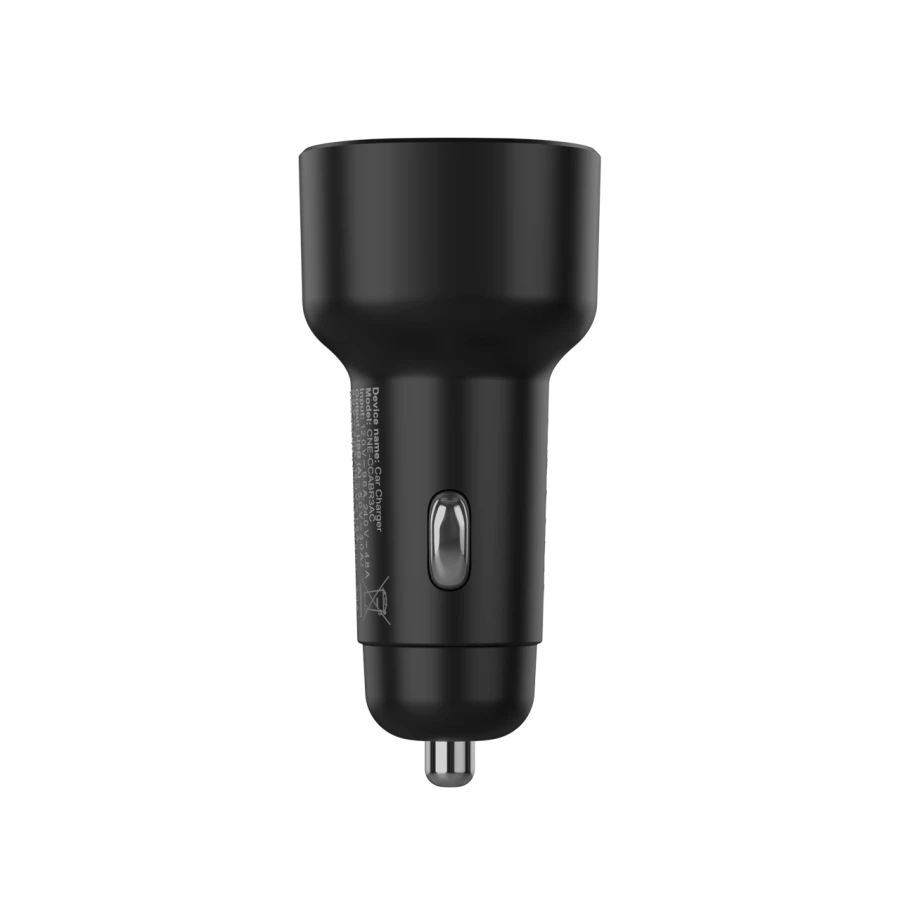CANYON Car Adapter 2*USB/USB-C, 48 W