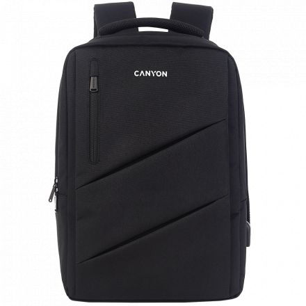 Рюкзак CANYON ноутбуков backpack для 15.6 inch для MacBook Pro 14/MacBook Pro 15/Ноутбук до 15.6", Чёрный