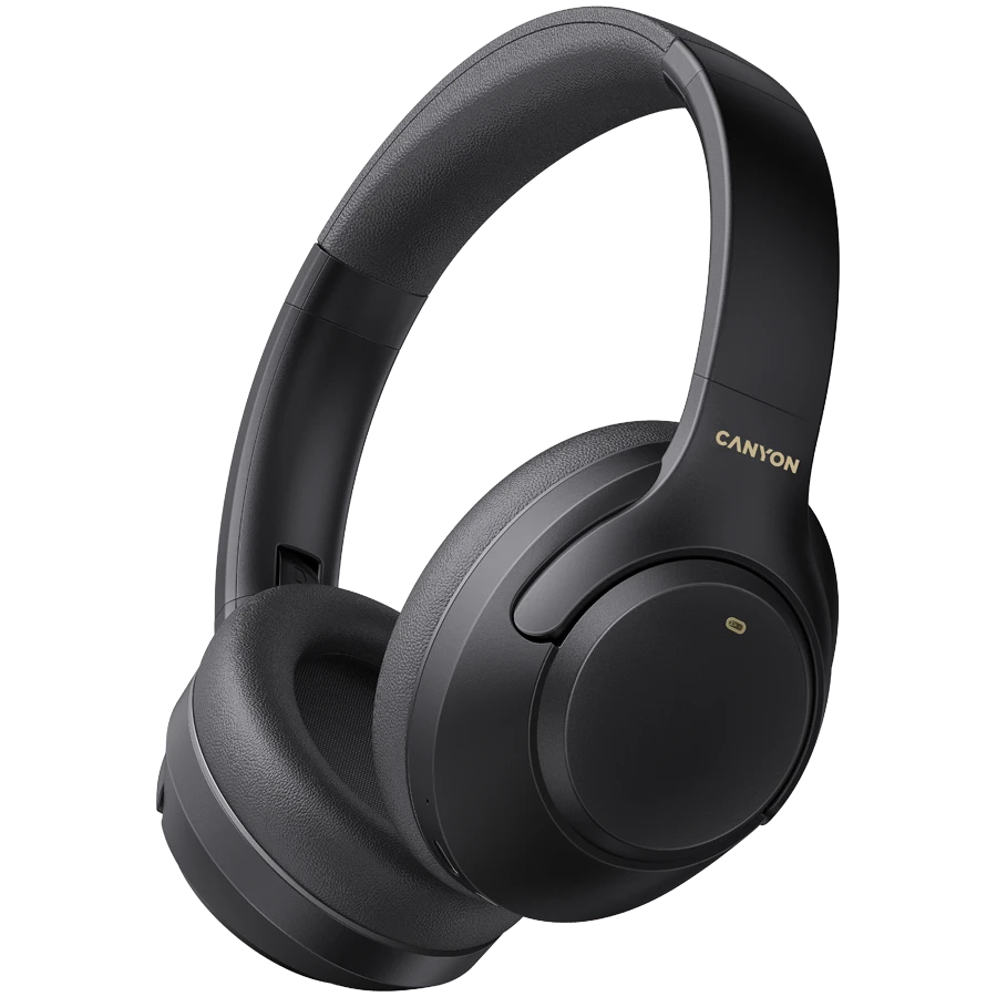 CANYON BTHS-6 Wireless Headphones, Black