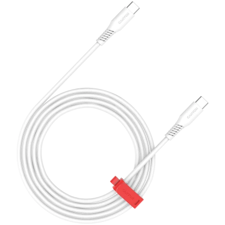 CANYON USB-C to USB-C Cable, White, 2m