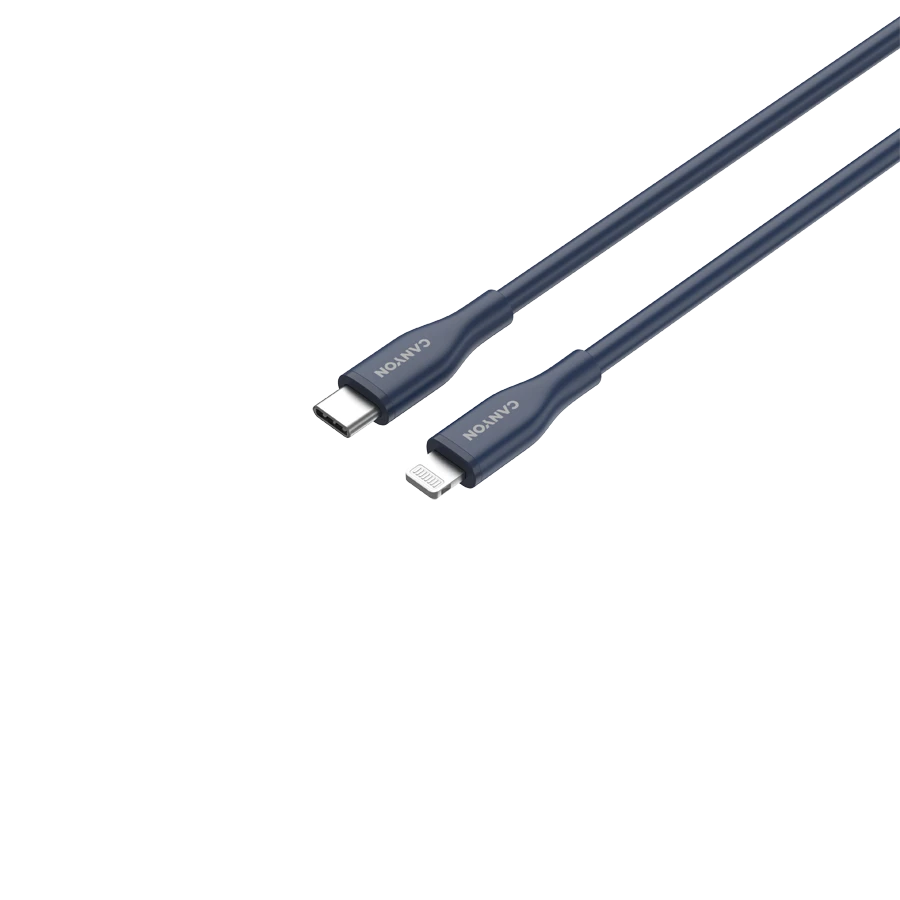 CANYON USB-C to Lightning Cable, Dark Blue, 1m