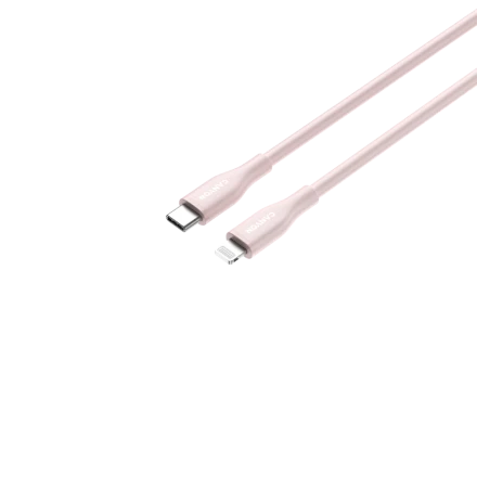 CANYON USB-C to Lightning Cable, Pink Sand, 1m