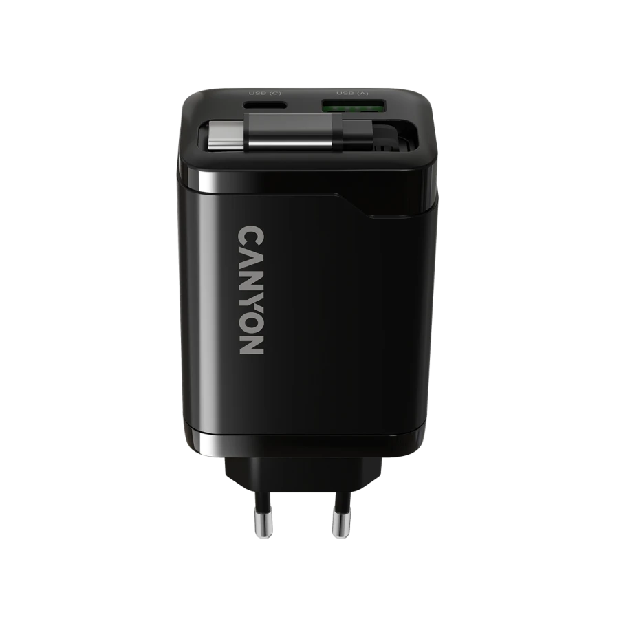 CANYON Power Adapter OnCharge 65RC 3*USB/USB-C USB Type-A, USB Type C, USB Type C, 65 W