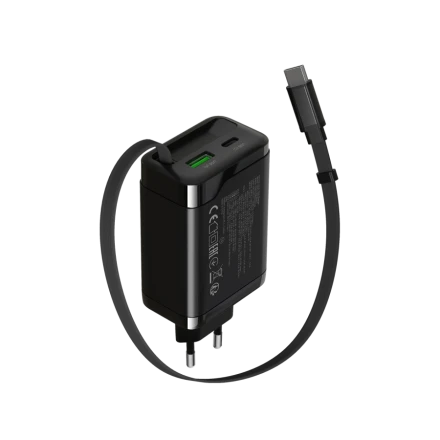 CANYON Power Adapter OnCharge 65RC 3*USB/USB-C USB Type-A, USB Type C, USB Type C, 65 W