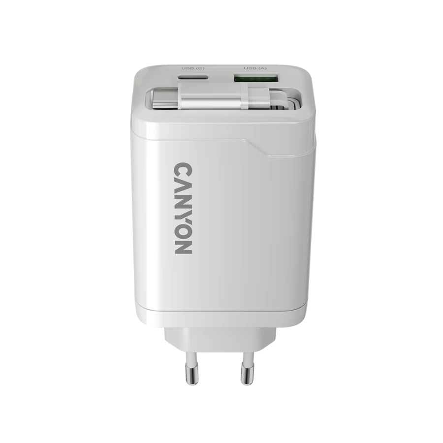 CANYON Power Adapter OnCharge 65RC 3*USB/USB-C USB Type-A, USB Type C, USB Type C, 65 W