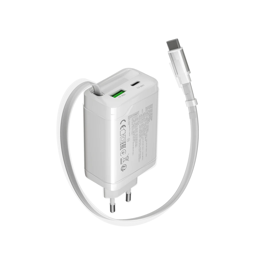 CANYON Power Adapter OnCharge 65RC 3*USB/USB-C USB Type-A, USB Type C, USB Type C, 65 W