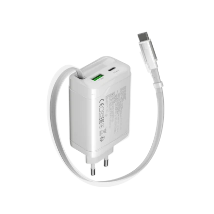 CANYON Power Adapter OnCharge 65RC 3*USB/USB-C USB Type-A, USB Type C, USB Type C, 65 W