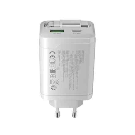 CANYON Power Adapter OnCharge 65RC 3*USB/USB-C USB Type-A, USB Type C, USB Type C, 65 W