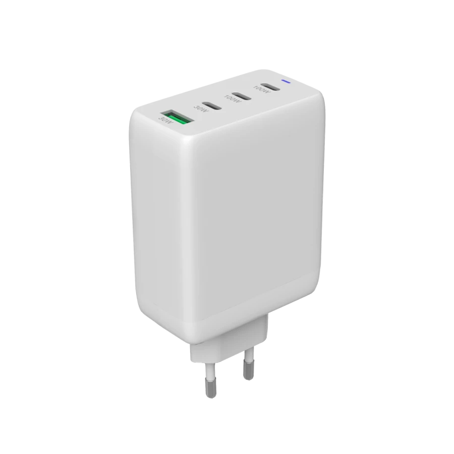 CANYON Power Adapter CU100ACC 4*USB/USB-C 3*USB Type C, USB Type-A, 100 W