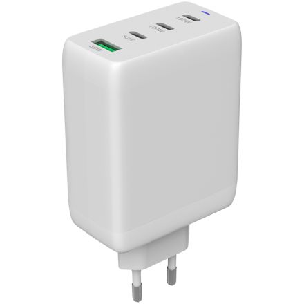 CANYON Адаптер питания CU100ACC 4*USB/USB-C 3*USB Тип C, USB Тип A, 100 Вт