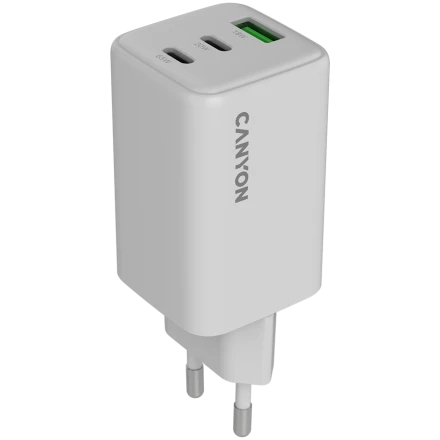 CANYON Power Adapter 3*USB/USB-C 2*USB Type C, USB Type-A, 65 W