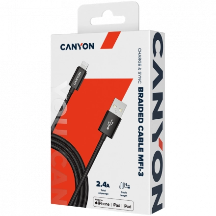 CANYON Кабель USB CNS-MFIC3