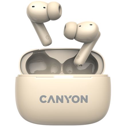 Беспроводные наушники CANYON TWS-10, Бежевый