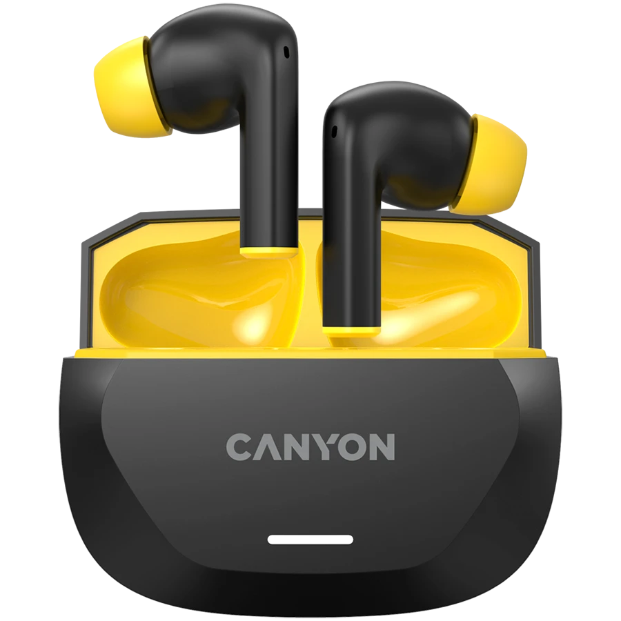 CANYON TWS-7 Wireless Headset, Black/Yellow