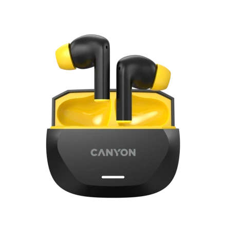 CANYON TWS-7 Wireless Headset, Black/Yellow