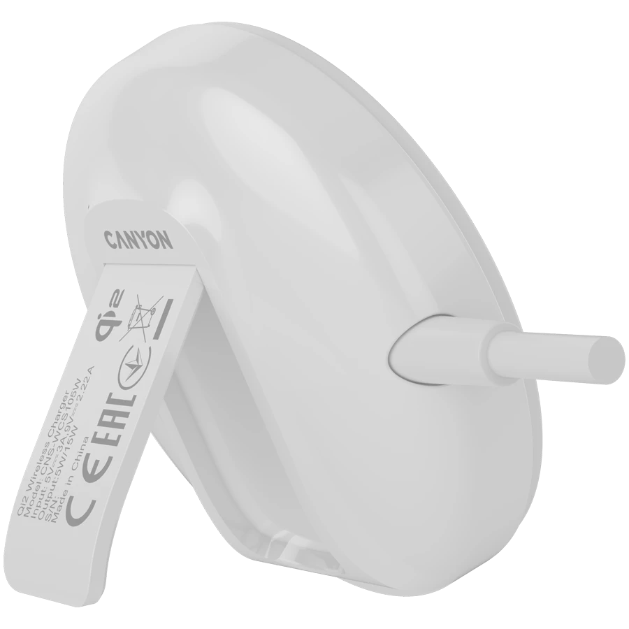 CANYON WS-105 Wireless Charger (1.5m), 15 W, White