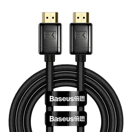 Кабель Baseus High Definition Series DP 8K to DP 8K (2m) (black)