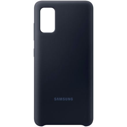Чехол Samsung Silicone Cover для Samsung Galaxy A41, Чёрный
