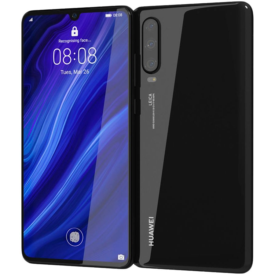 Мобильный телефон Huawei P30 2019 6/128Gb Black (ELE-L04) Б\У