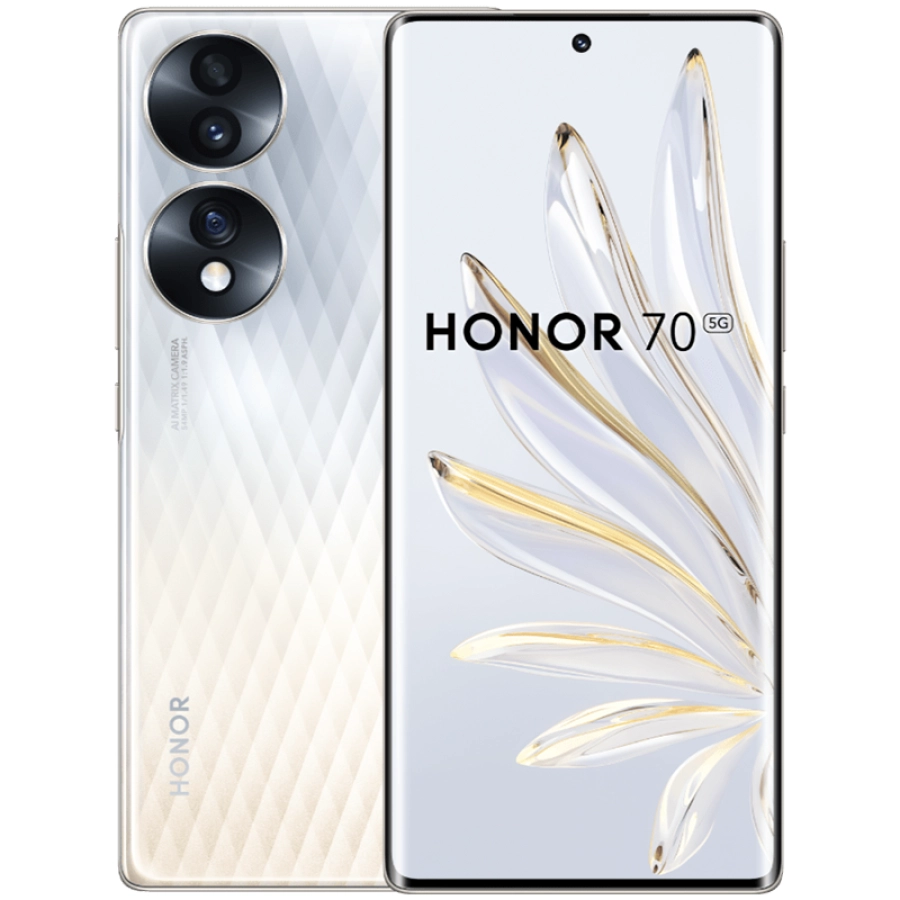 Honor 70 256 ГБ Crystal Silver