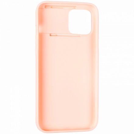 Чехол GELIUS Carbon Camera Air Case для iPhone 12 Pro Max, Розовый