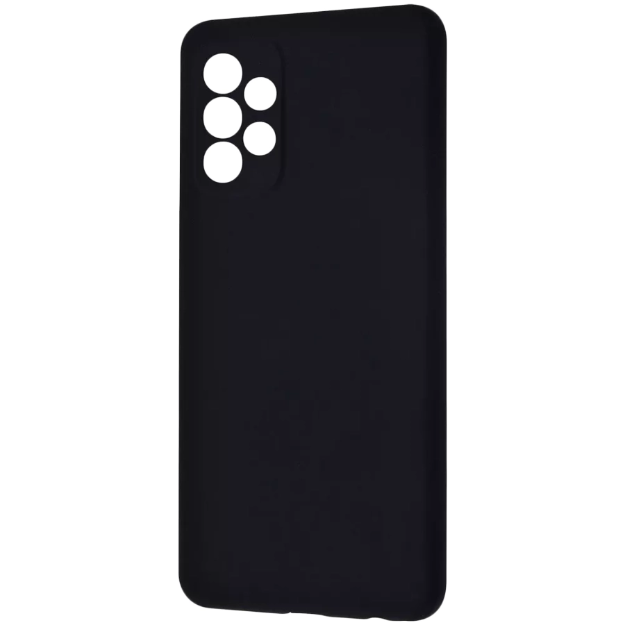 Чехол WAVE Full Silicone Cover для Samsung Galaxy A72, Чёрный