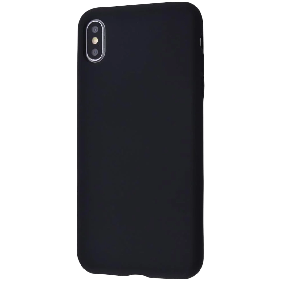 Чехол WAVE Full Silicone Cover для iPhone Xs Max, Чёрный