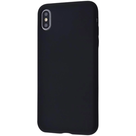 Чехол WAVE Full Silicone Cover для iPhone Xs Max, Чёрный