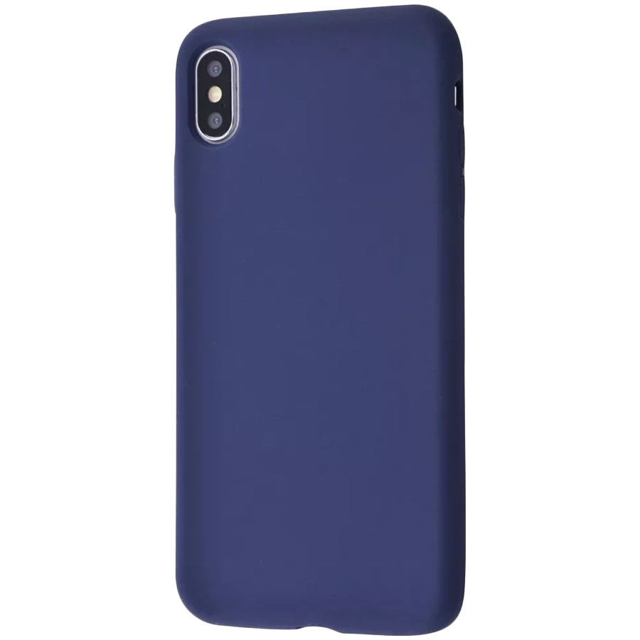Чехол WAVE Full Silicone Cover для iPhone Xs Max, Тёмно-синий