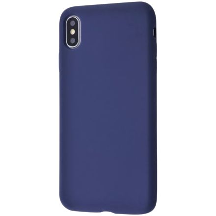 Чохол WAVE Full Silicone Cover  для iPhone Xs Max, Темно-синій в Нововолинську
