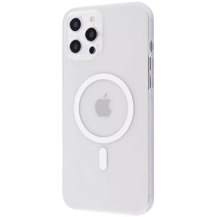 Чехол WAVE Premium Crystal с MagSafe для iPhone 12 Pro Max, Прозрачный